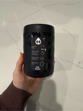 HydroJug Black Can Cooler